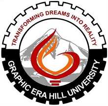 Graphic Era Hill University, Dehradun logo